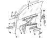 Diagram for Mercedes-Benz 560SEC Window Run - 126-725-01-41