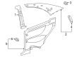 Diagram for Mercedes-Benz CLK320 Pillar Panels - 208-690-09-25-8G73