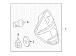 Diagram for Mercedes-Benz SLK55 AMG Tail Light - 171-820-08-64