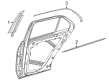 Diagram for Mercedes-Benz GLS450 Door Moldings - 167-730-29-01