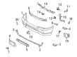 Diagram for Mercedes-Benz ML500 Bumper Cover - 163-880-49-70