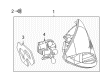 Diagram for Mercedes-Benz CL600 Tail Light - 216-820-09-64