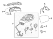 Diagram for Mercedes-Benz S63 AMG Car Mirror - 217-810-01-00