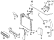 Diagram for Mercedes-Benz CLK320 Radiator Support - 202-505-00-73