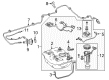 Diagram for Mercedes-Benz GLK250 Fuel Tank - 204-470-75-02