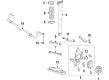 Diagram for Mercedes-Benz GLC43 AMG Strut Housing - 253-320-13-30