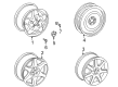 Diagram for Mercedes-Benz ML430 Spare Wheel - 163-401-11-02