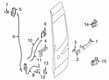 Diagram for Mercedes-Benz eSprinter Door Hinge - 910-740-90-00-64
