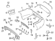 Diagram for Mercedes-Benz E550 Bumper Cover - 207-885-81-25-9999