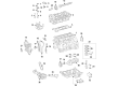 Diagram for Mercedes-Benz E350 Engine Oil Cooler - 264-188-00-00