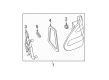 Diagram for Mercedes-Benz E500 Back Up Light - 211-820-16-64-64