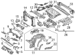 Diagram for Mercedes-Benz E53 AMG Rear Crossmember - 205-610-38-01