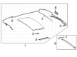 Diagram for Mercedes-Benz S63 AMG E Performance Sunroof Cable - 223-780-40-00