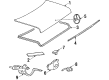 Diagram for Mercedes-Benz 560SEC Emblem - 126-817-24-15
