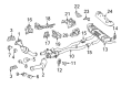 Diagram for Mercedes-Benz GLE43 AMG Muffler Strap - 166-492-00-44