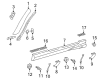 Diagram for Mercedes-Benz SLK320 Pillar Panels - 170-690-02-87