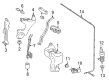 Diagram for Mercedes-Benz CL550 Windshield Washer Hose - 221-860-08-92
