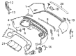 Diagram for Mercedes-Benz GLA45 AMG Bumper Cover - 247-880-92-03