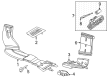Diagram for Mercedes-Benz EQS 450+ SUV Grille - 297-831-50-00-1D03