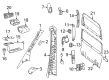 Diagram for Mercedes-Benz Sprinter 2500 Pillar Panels - 906-692-03-00-7J69