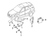 Diagram for Mercedes-Benz TPMS Sensor - 002-540-80-17