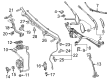 Diagram for Mercedes-Benz GLC350e Wiper Arm - 205-820-83-01