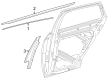 Diagram for Mercedes-Benz GLC63 AMG S E Performance Door Moldings - 254-730-15-00