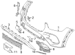 Diagram for Mercedes-Benz GLE450e Bumper - 167-880-61-06-9999