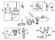 Diagram for Mercedes-Benz Power Steering Pump Pulley - 000-466-10-15