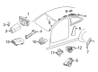 Diagram for Mercedes-Benz E550 Air Bag Control Module - 207-901-18-00