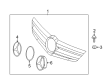Diagram for Mercedes-Benz CL550 Grille - 216-880-12-83