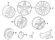 Diagram for Mercedes-Benz GLE450 SUV Alloy Wheels - 167-401-35-00-7X23