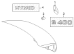 Diagram for Mercedes-Benz S400 Emblem - 221-817-05-15