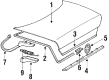 Diagram for Mercedes-Benz 300CE Emblem - 124-817-26-15