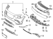 Diagram for Mercedes-Benz GLA250 License Plate - 247-880-23-07