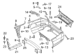 Diagram for Mercedes-Benz S560 Bumper Cover - 222-885-19-01-9999