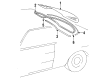 Diagram for Mercedes-Benz 300CD Weather Strip - 123-670-05-39