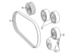 Diagram for Mercedes-Benz SLK55 AMG Drive Belt - 002-993-87-96