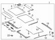 Diagram for Mercedes-Benz GLE53 AMG Sunroof Cable - 167-780-85-00