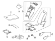 Diagram for Mercedes-Benz S63 AMG E Performance Cup Holder - 223-810-70-04-2A17