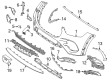 Diagram for Mercedes-Benz Grille - 167-885-96-10