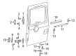 Diagram for Mercedes-Benz G550 Door Hinge - 463-740-22-01