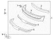 Diagram for Mercedes-Benz 190E Bumper - 201-880-36-70
