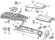 Diagram for Mercedes-Benz E450 Center Console - 214-680-48-02-9L41