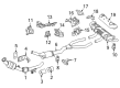Diagram for Mercedes-Benz GLE400 Exhaust Pipe - 166-490-55-00-64