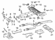 Diagram for Mercedes-Benz GLC43 AMG Exhaust Pipe - 276-140-98-13