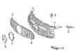 Diagram for Mercedes-Benz AMG GT R Emblem - 190-817-21-00