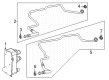 Diagram for Mercedes-Benz GLE53 AMG SUV Transmission Oil Cooler Hose - 167-500-40-01
