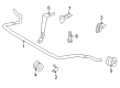 Diagram for Mercedes-Benz CLK55 AMG Sway Bars - 202-323-50-65