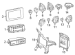 Diagram for Mercedes-Benz GLC350e Car Speakers - 205-820-42-03